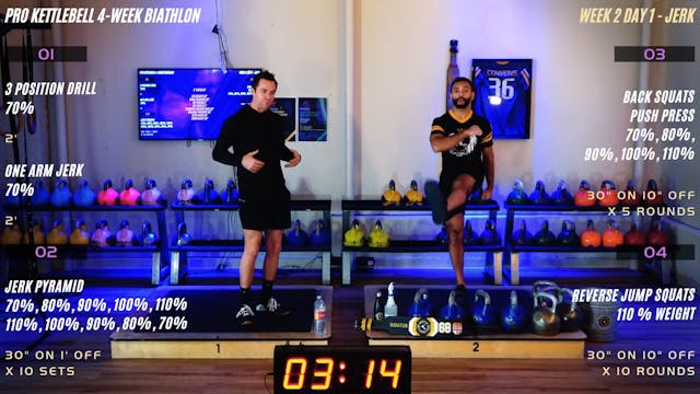 Week 2 Day 1 - Jerk (Biathlon)