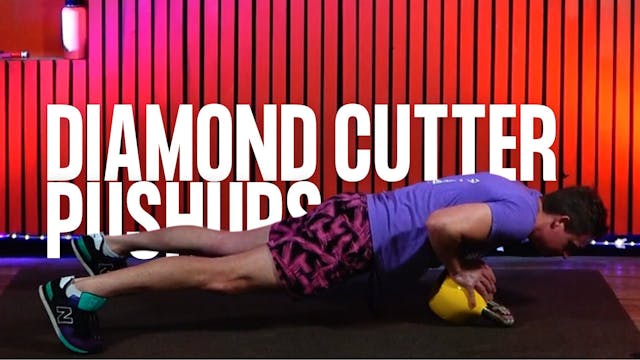 KB Diamond Cutter Pushups