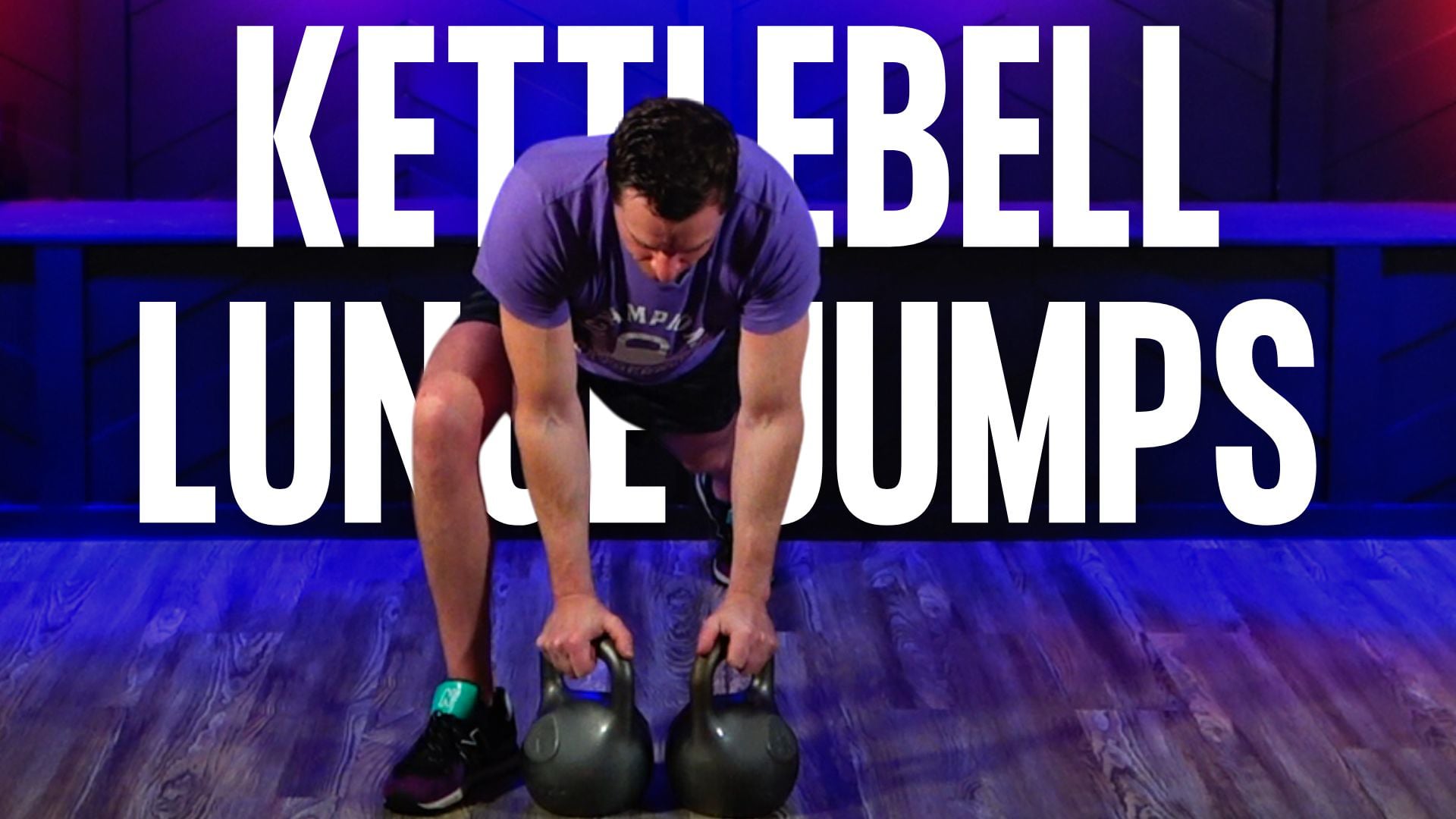 Kettlebell Lunge Jumps