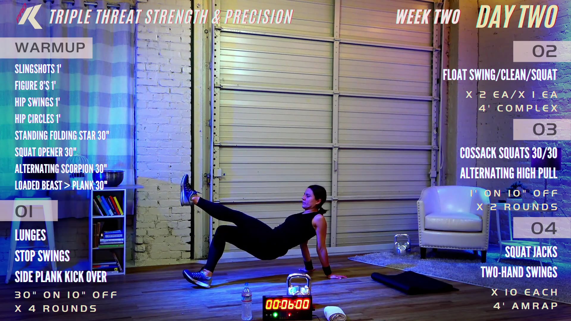 Week 2 Day 2 - Lower Body/Swing (Triple Threat)