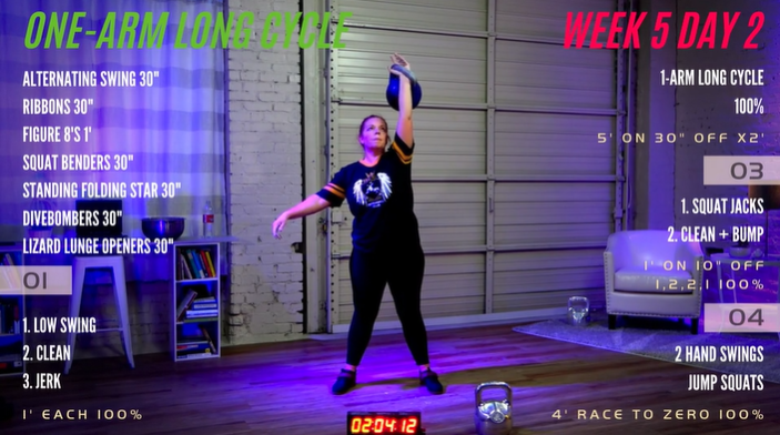 Week 5 Day 2 (One-Arm Long Cycle)