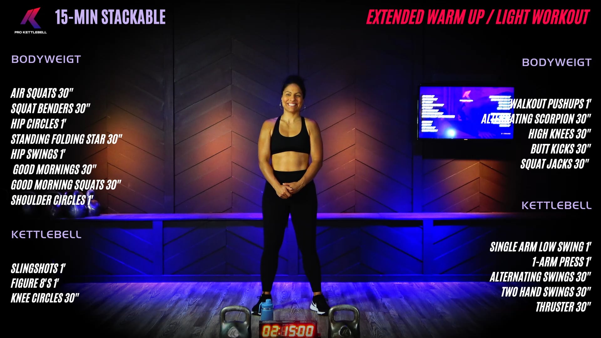 15-Min Warm Up - Light Workout (Stackable)