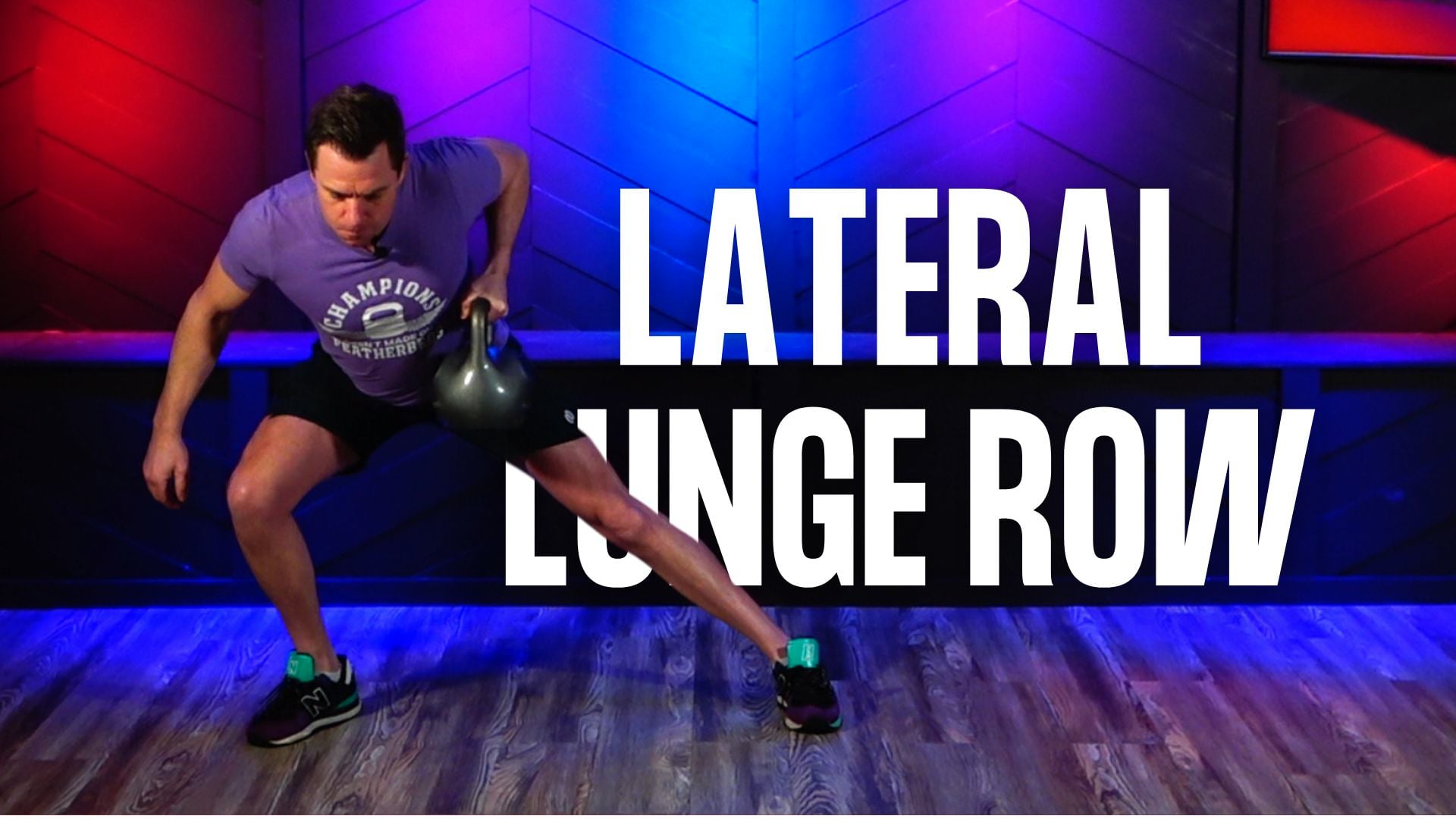 Lateral Lunge Row