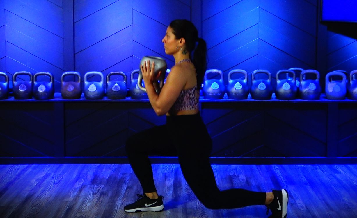 Sumo Lunge Variations (Best Quad Kettlebell Exercises)