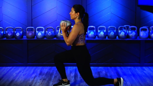 Sumo Lunges (Best Quad Kettlebell Exercises)