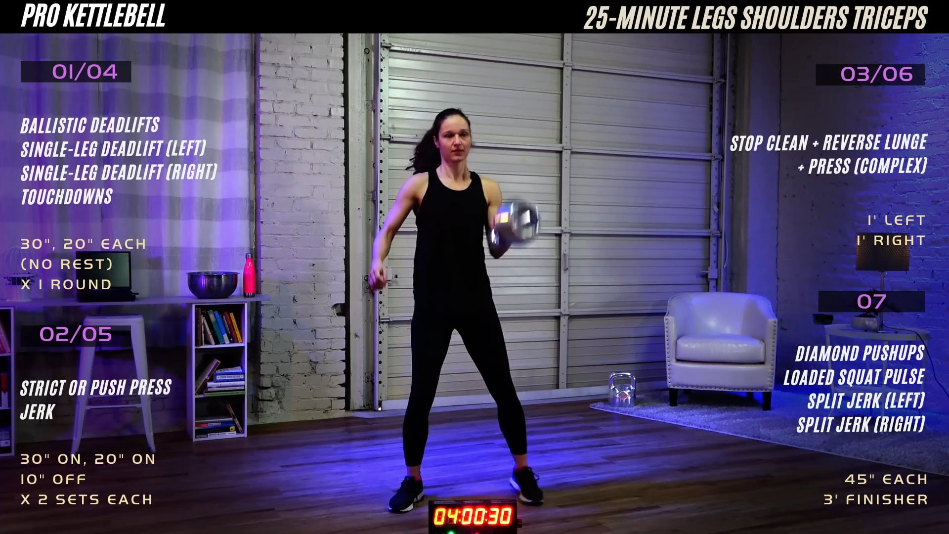 Week 1 - Legs, Shoulders, Triceps (Strength Endurance Challenge)