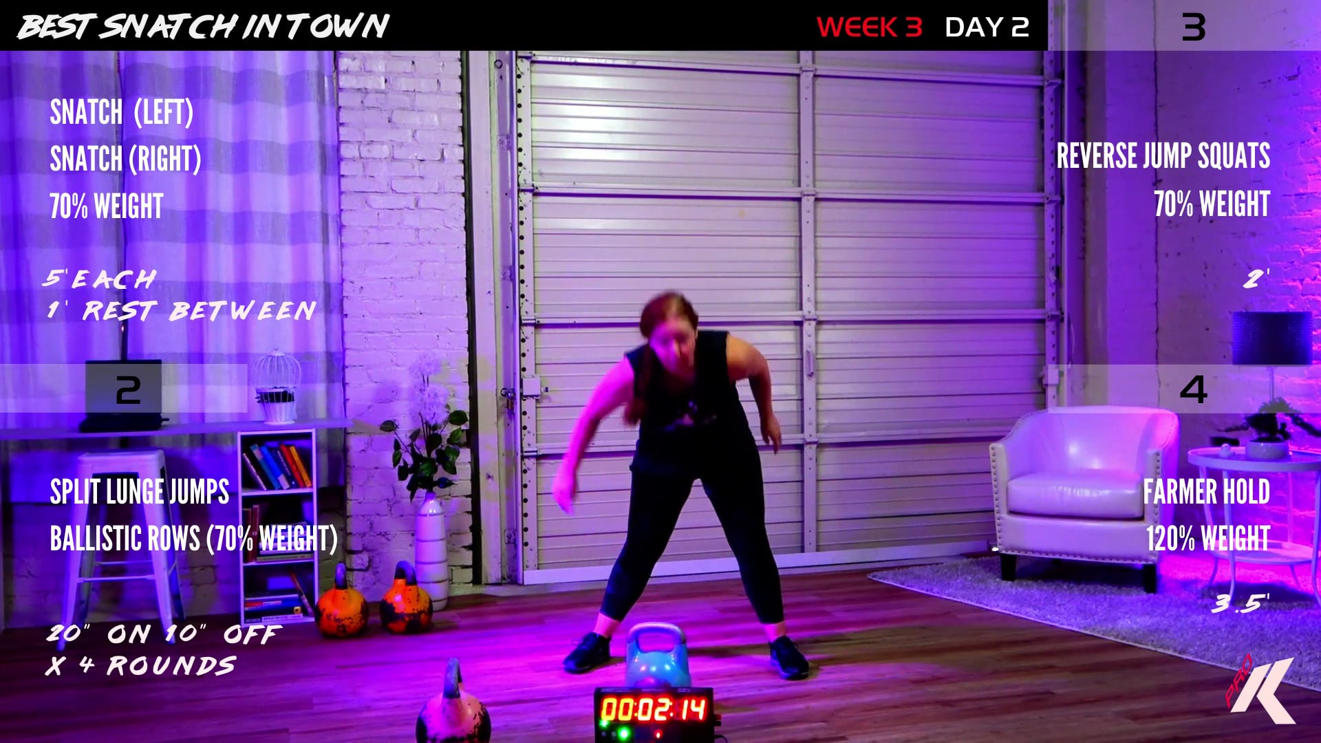 Week 3 Day 2 - Best Snatch in Town