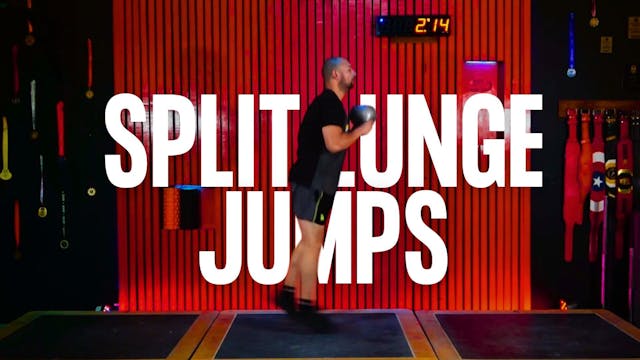 Split Lunge Jumps