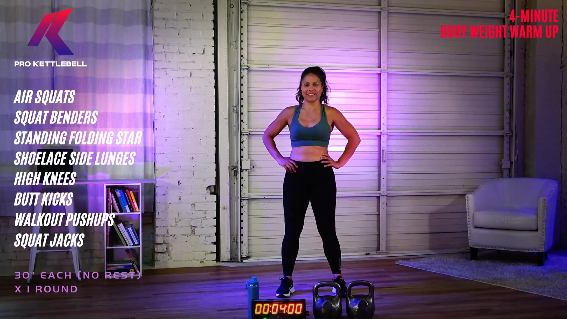 4-Min Body Weight Warm Up