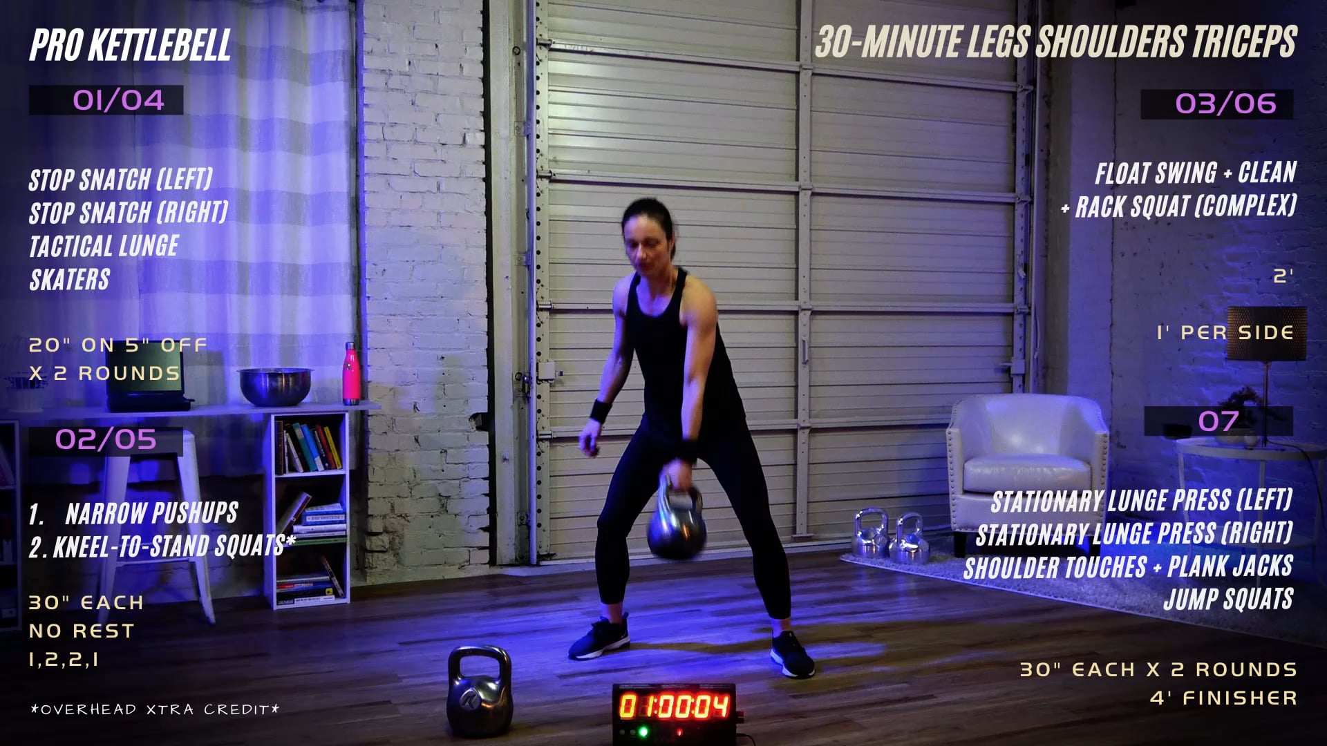 Week 2 - Legs, Shoulders, Triceps (Strength Endurance Challenge)