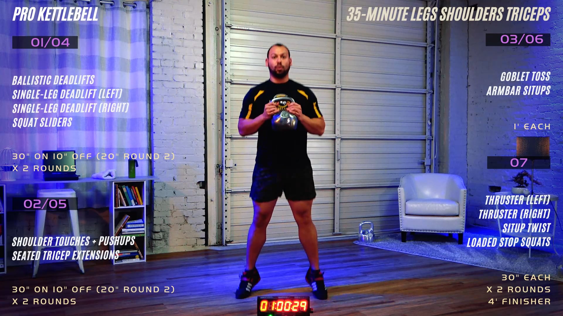 Week 3 - Legs, Shoulders, Triceps (Strength Endurance Challenge)