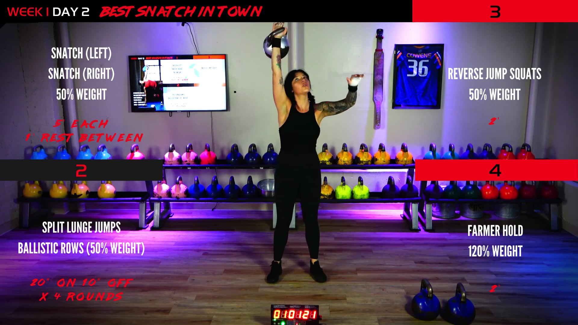 Week 1 day 2 - Best Snatch in Town