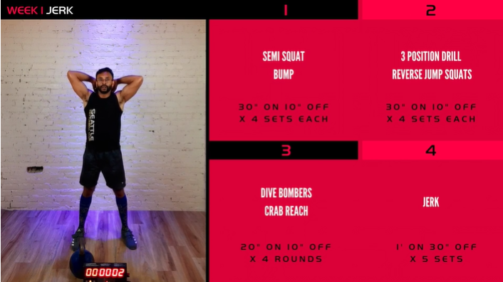 Week1 - Jerk (Skills n Drills)