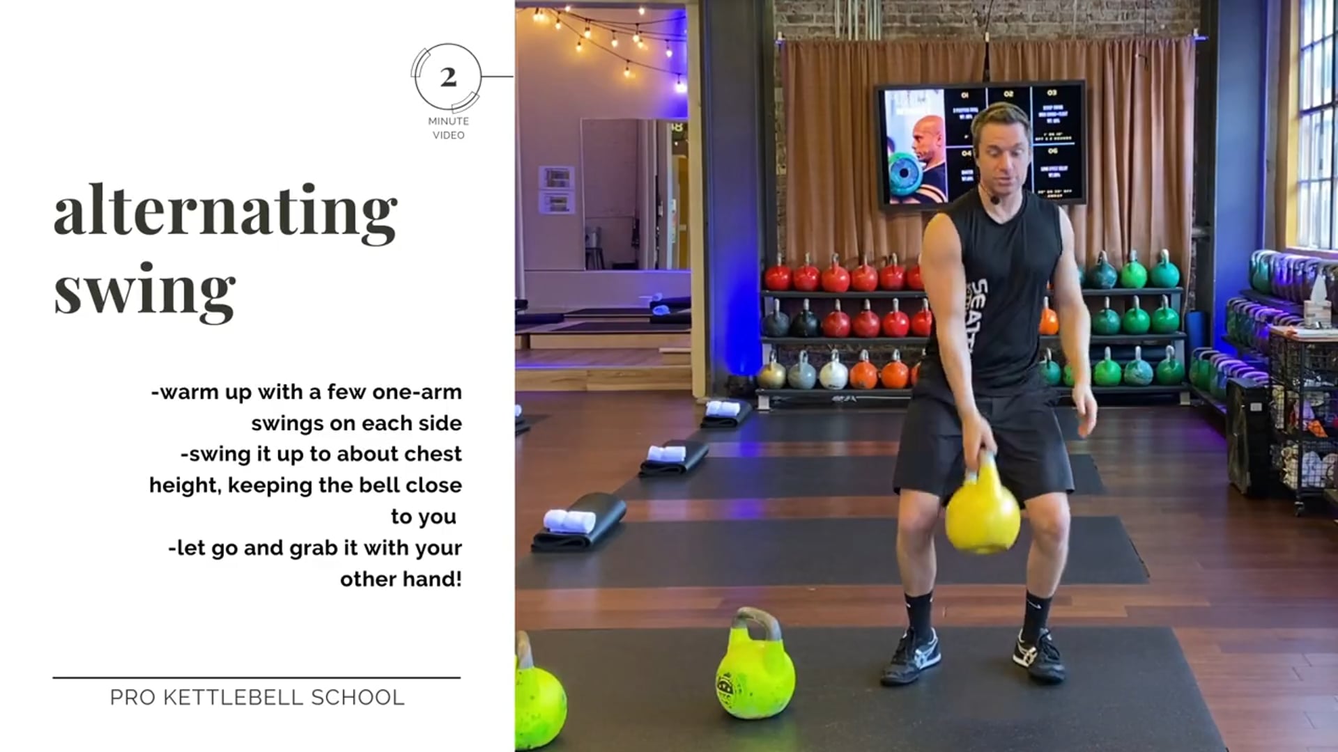 Pro Kettlebell Fundamentals - The Alternating Swing