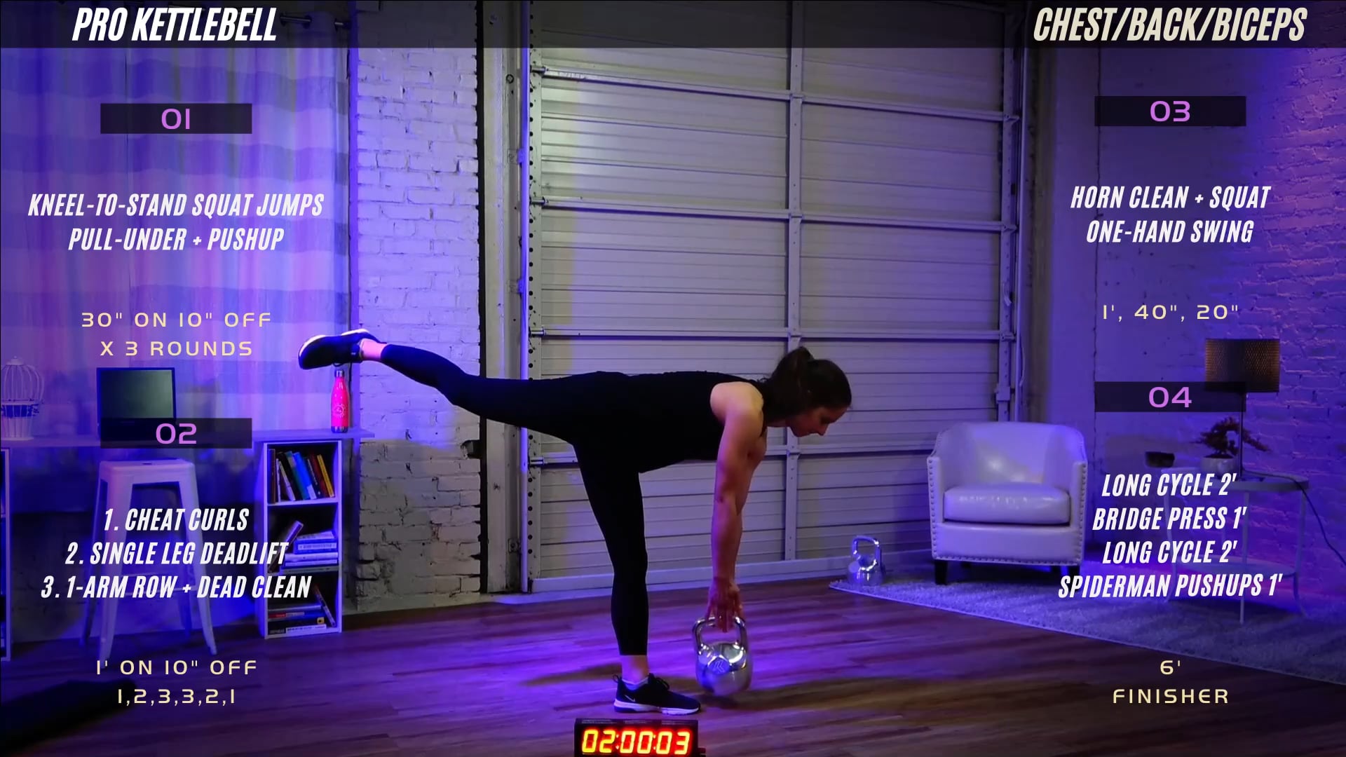 Week 3 - Chest, Back, Biceps (Members Only)