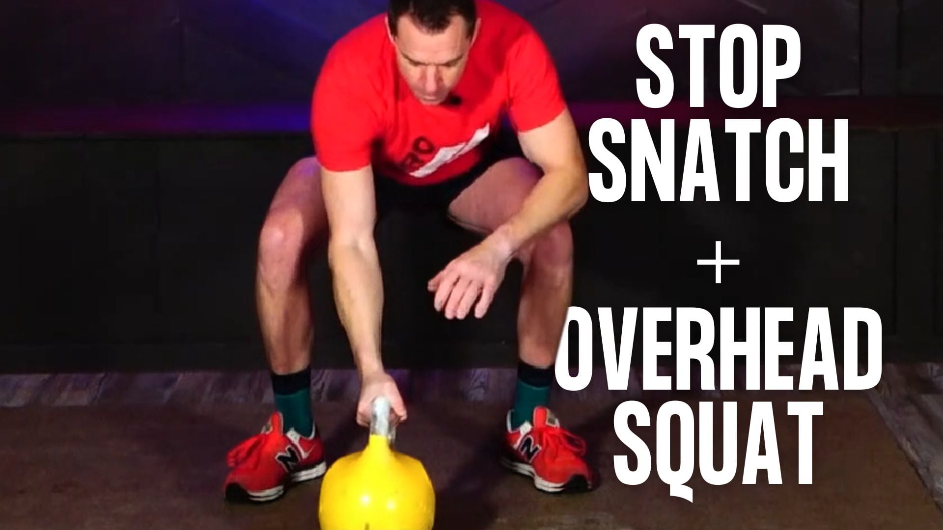 Stop Snatch + Overhead Squat