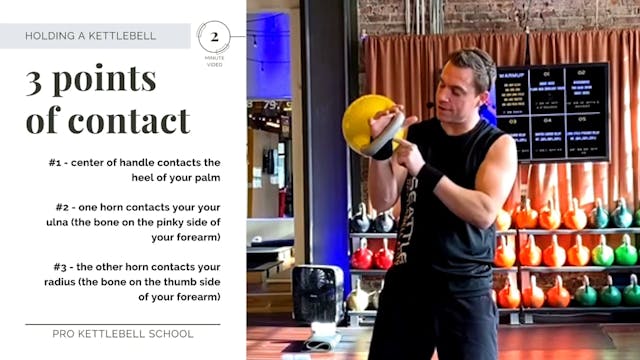 Pro Kettlebell Fundamentals - How to Hold a Kettlebell - Hand Insertion