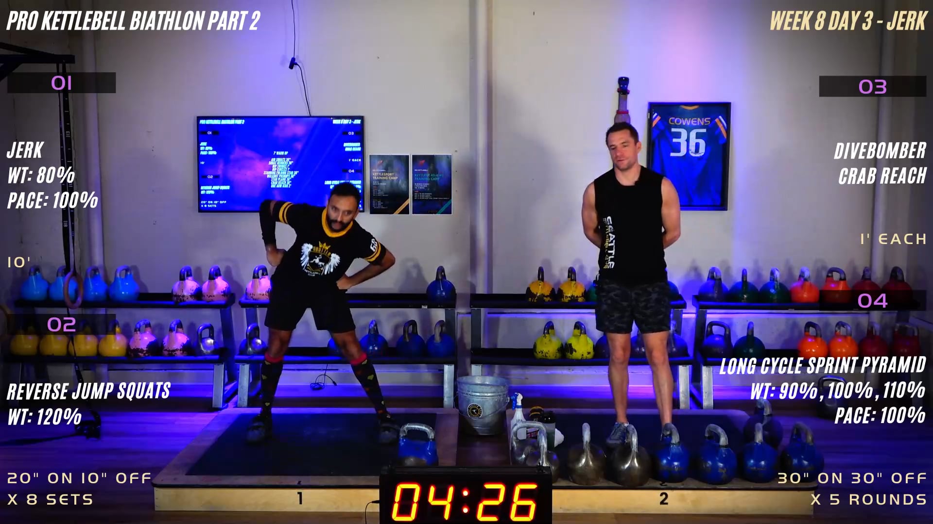 Week 8 Day 3 - Jerk (Biathlon)