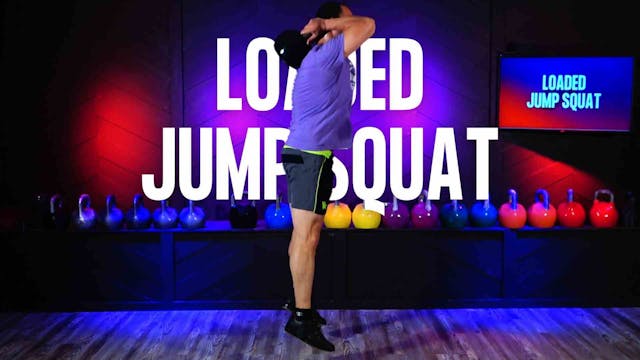 Loaded Jump Squat