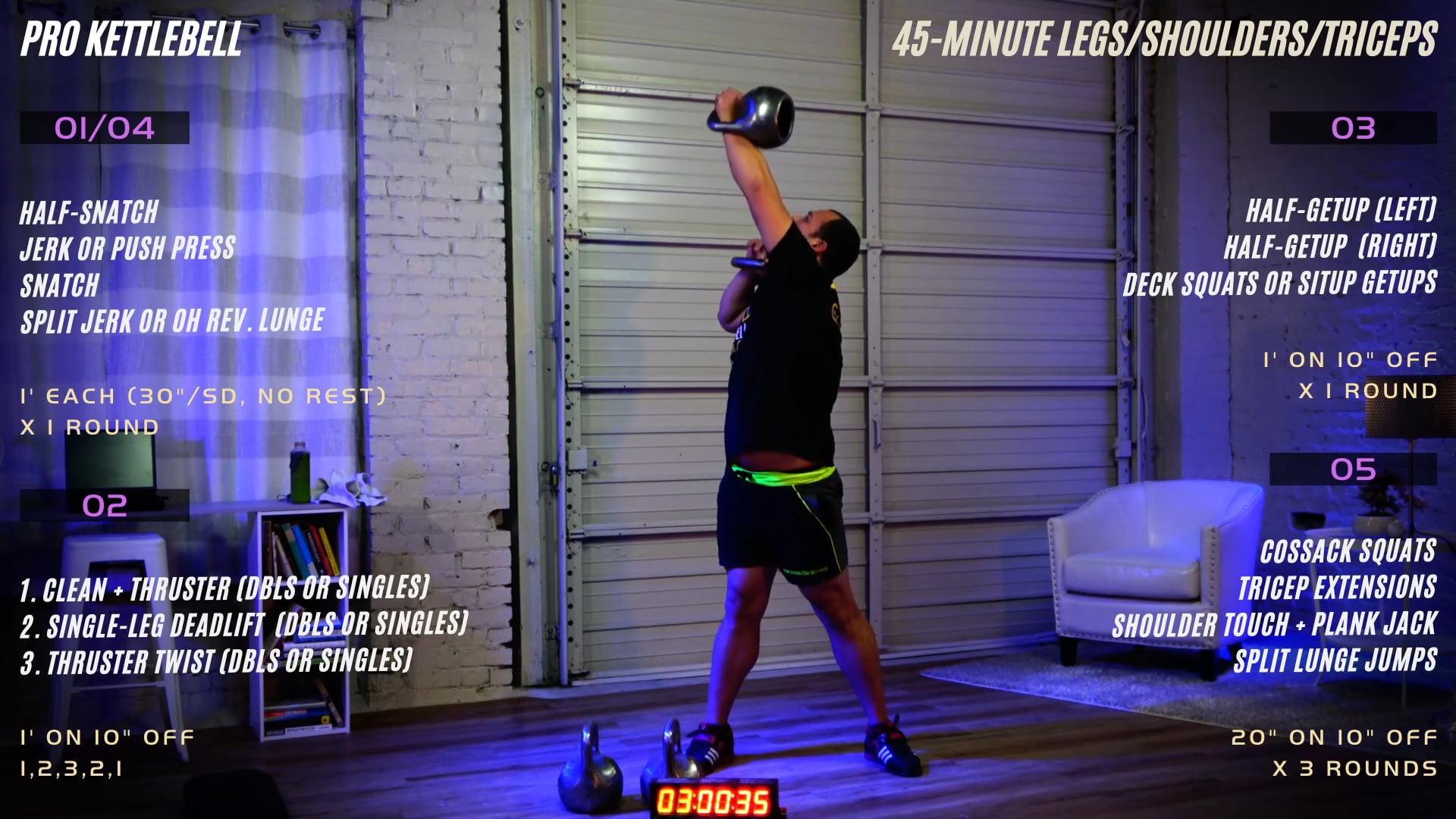 Week 5 - Legs, Shoulders, Triceps (Strength Endurance Challenge)