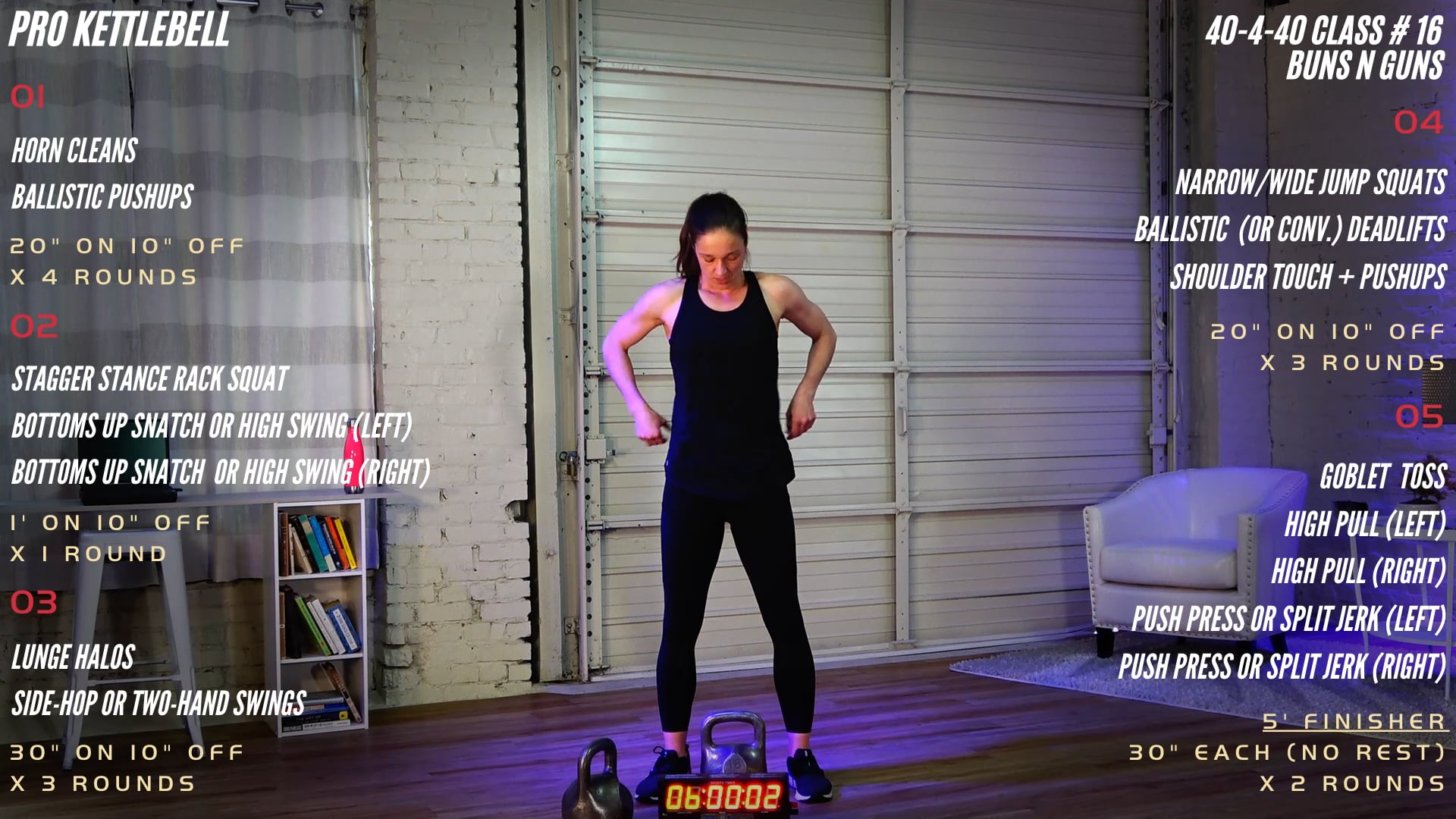 Week 4 Day 5 - Buns n Guns (40-4-40 #16)