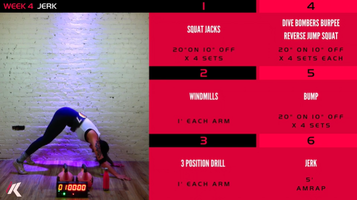 Week 4 - Jerk (Skills n Drills)