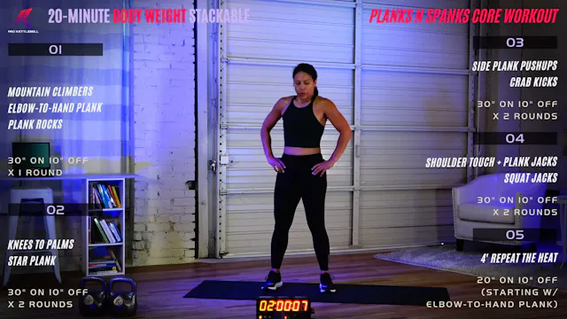 20-Min Body Weight Core Workout (Stac...