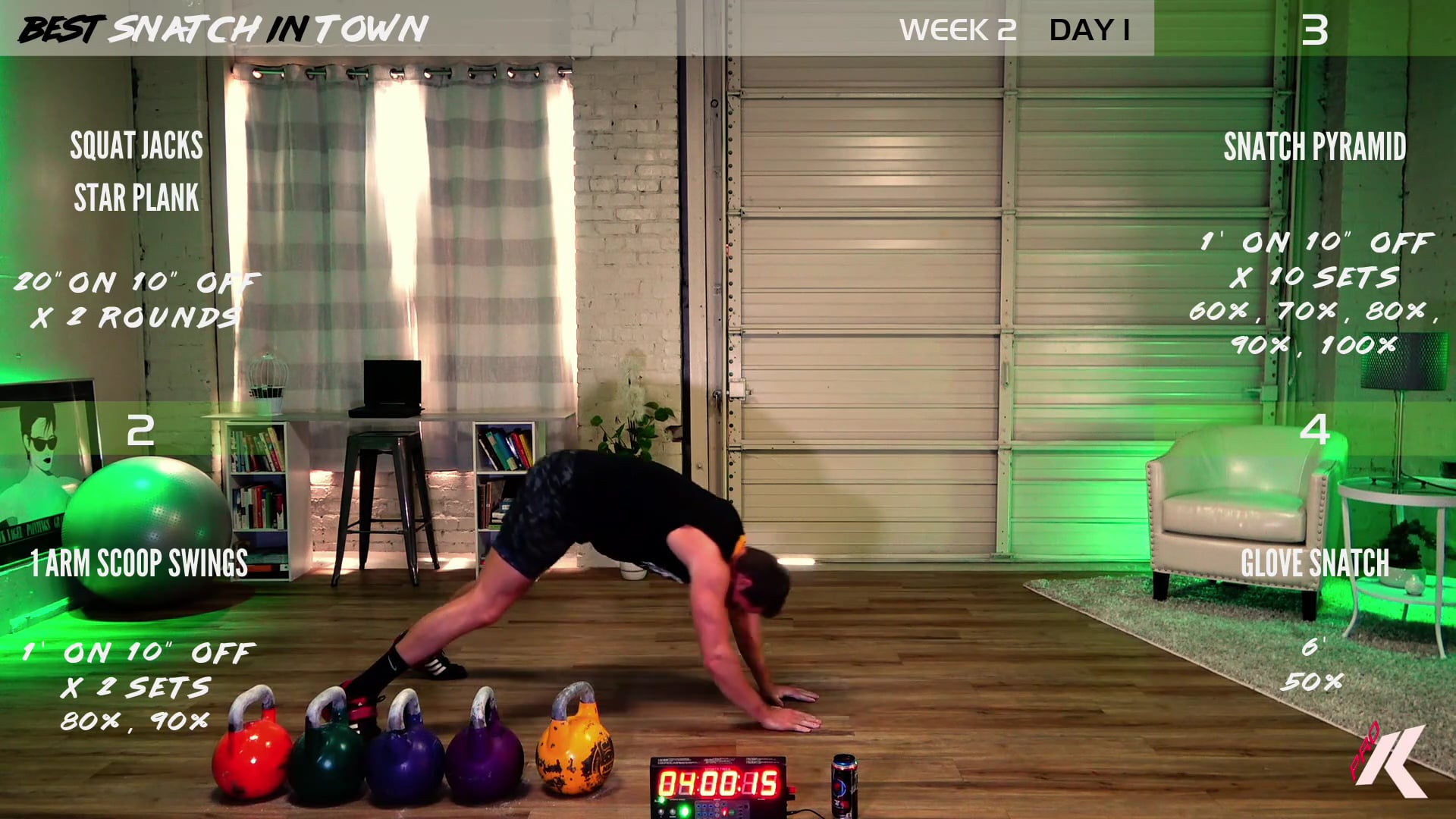 Week 2 Day 1 - Best Snatch in Town