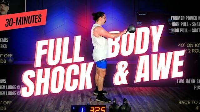 Kettlebell Shock and Awe Workout