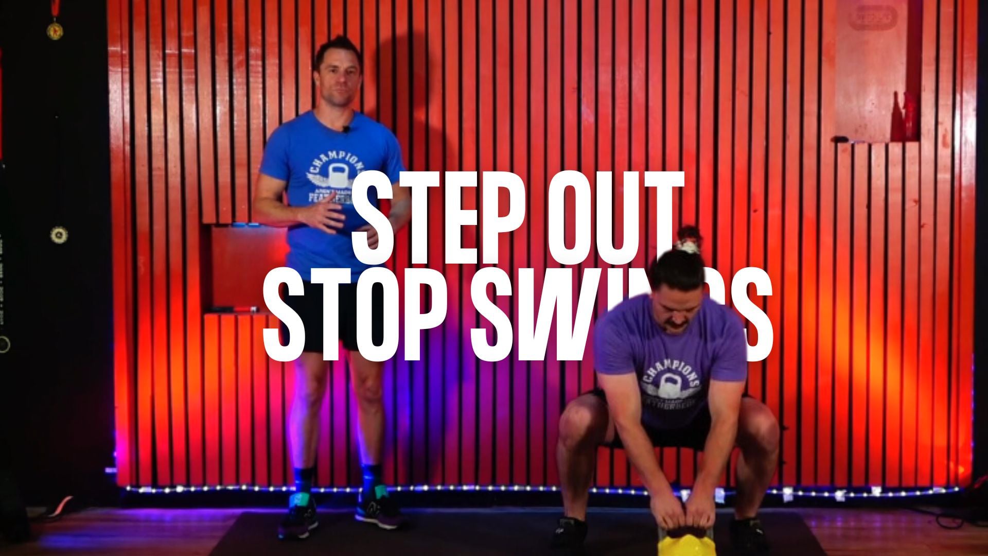 Step Out Stop Swings