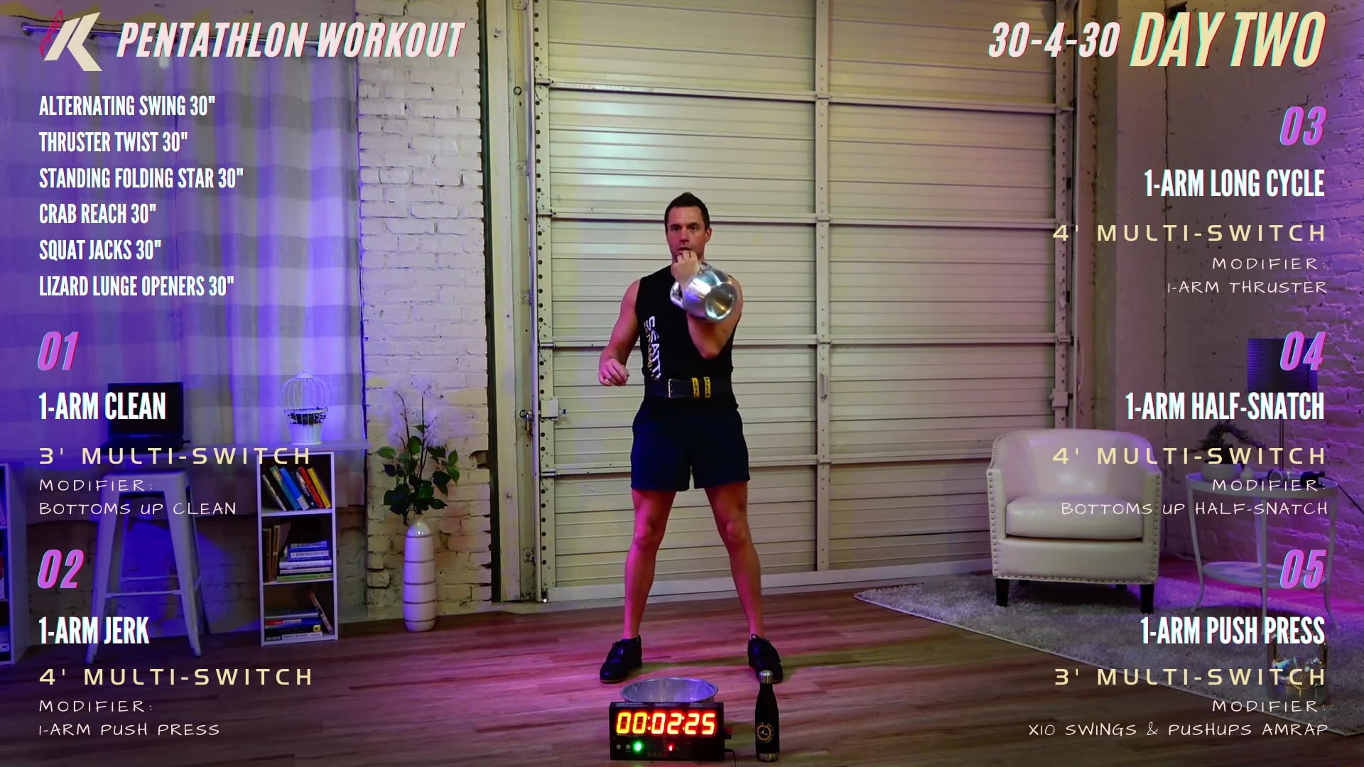 Day 2 - Pentathlon (30-4-30)