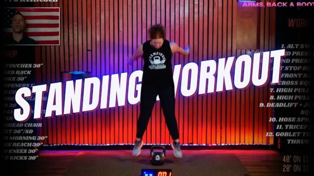 Arms, Back & Booty Standing Workout