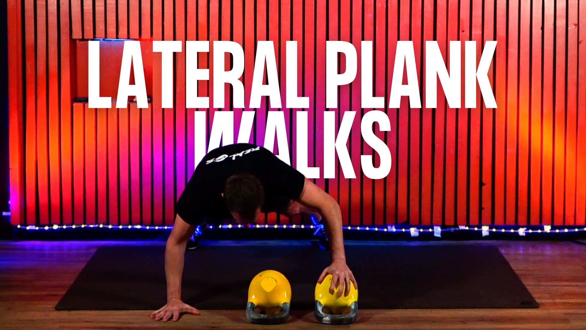 Lateral Plank Walk