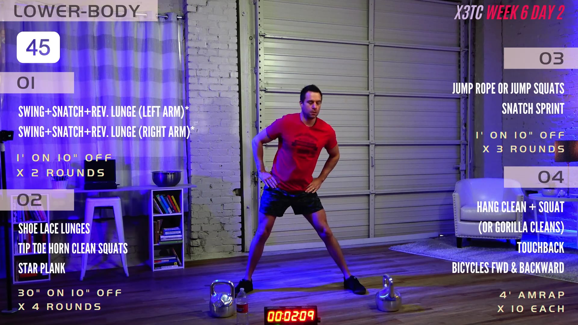 Week 6 Day 2 - Lower Body/Snatch (Triple Threat)