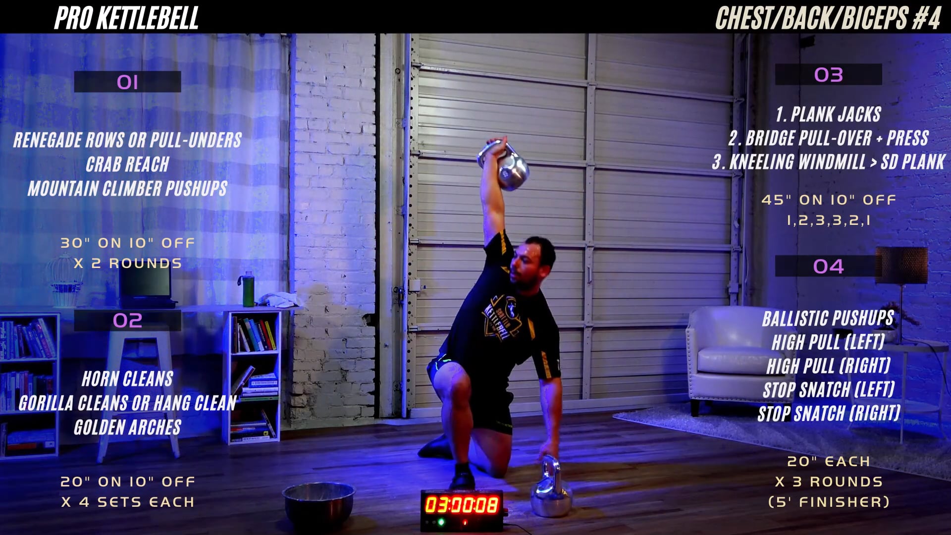 Week 4 - Chest, Back, Biceps (Members Only)