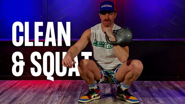 1-Arm Clean and Squat