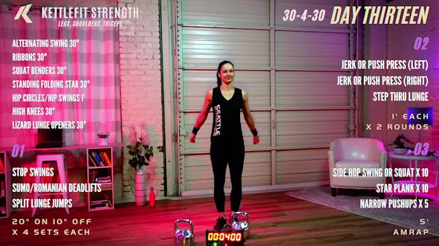 Day 13 - Legs, Shoulders, Triceps (30...