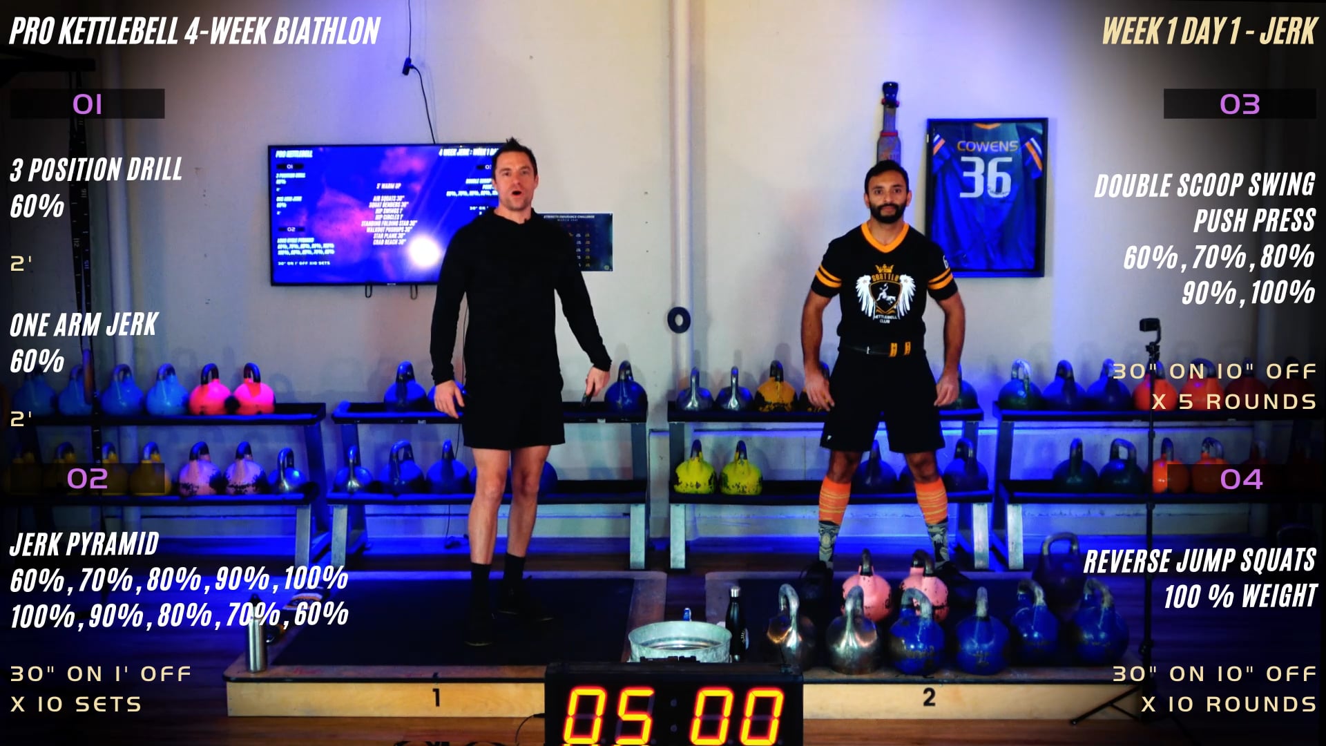 Week 1 Day 1 - Jerk (Biathlon)