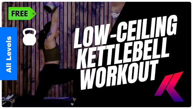 Low Ceiling Kettlebell Workout!