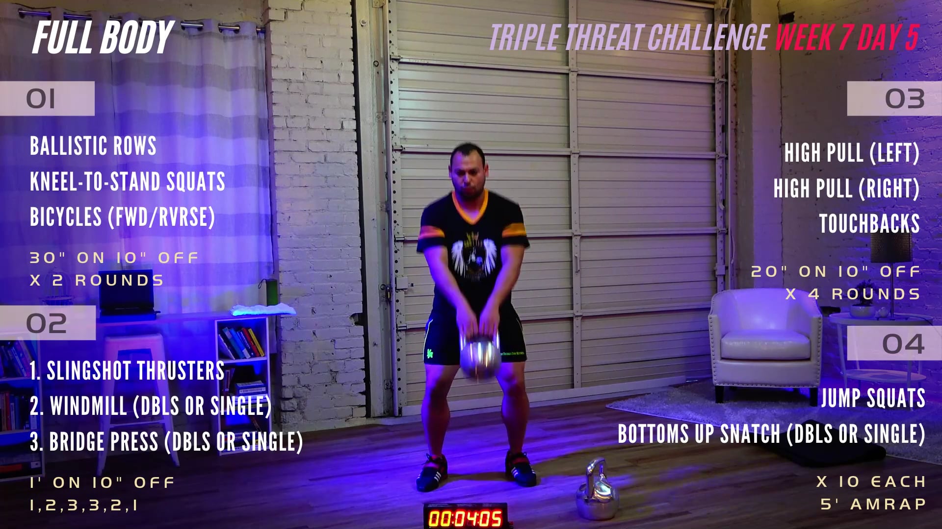 Week 7 Day 5 - Full Body (Triple Threat)