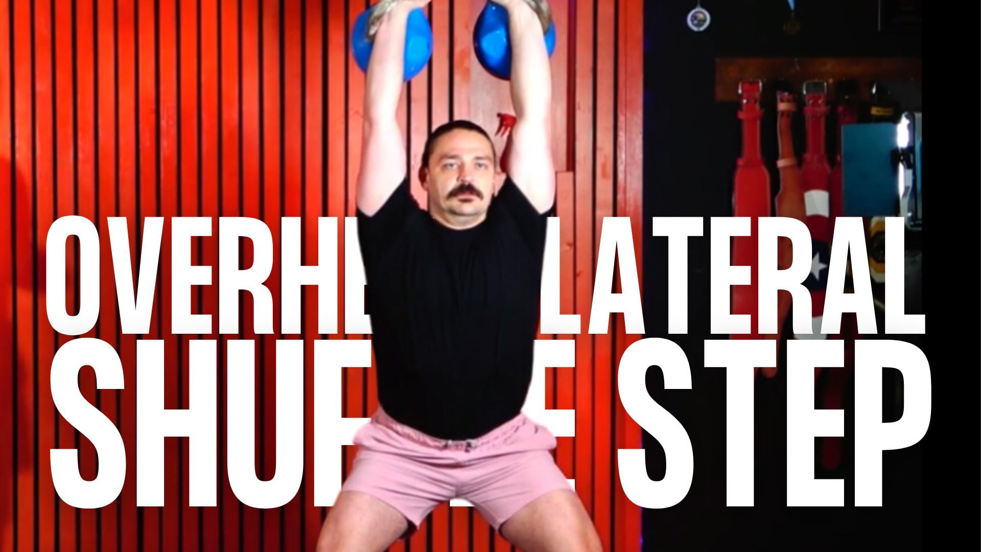 Overhead Lateral Shuffle Steps