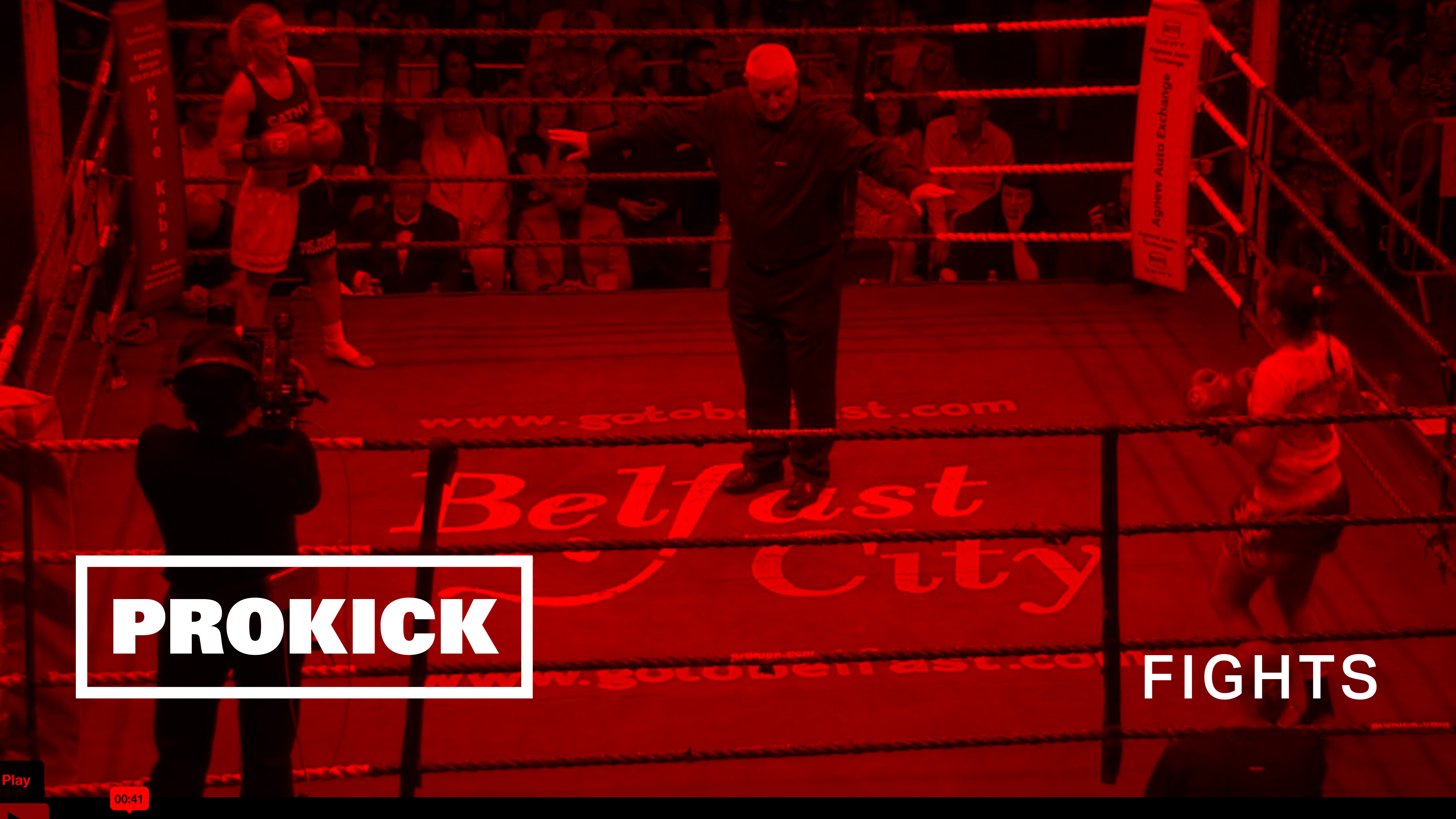 Cathy McAleer Vs Fadma Basrir at the Ulster Hall 2014