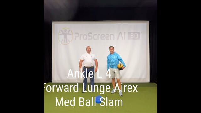 L4 - Ankle - Forward Lunge Airex Medb...