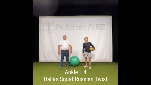 L4 - Ankle - Dallas Squat Russian Twist