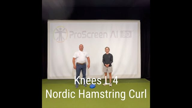 L4 - Knees - Nordic Hamstring Curl