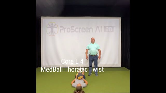 L4 - Core - Medball Thoracic Twist