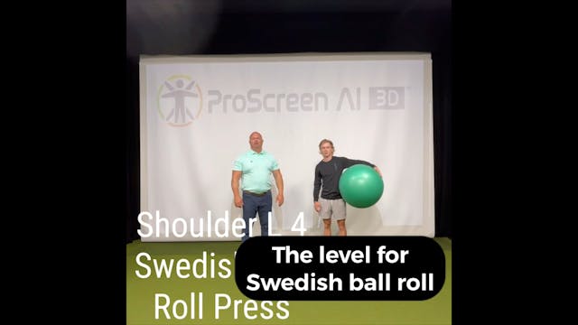 L4 - Shoulders - Sweedish Ball Roll P...