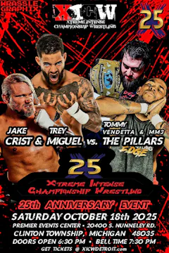 Trey Miguel and Jake Crist vs. The Pillars (Malcolm Monroe III & Tommy Vendetta)