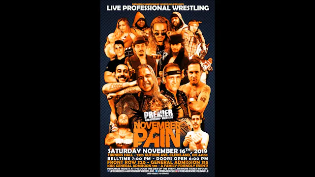 Premier - November Pain 2019