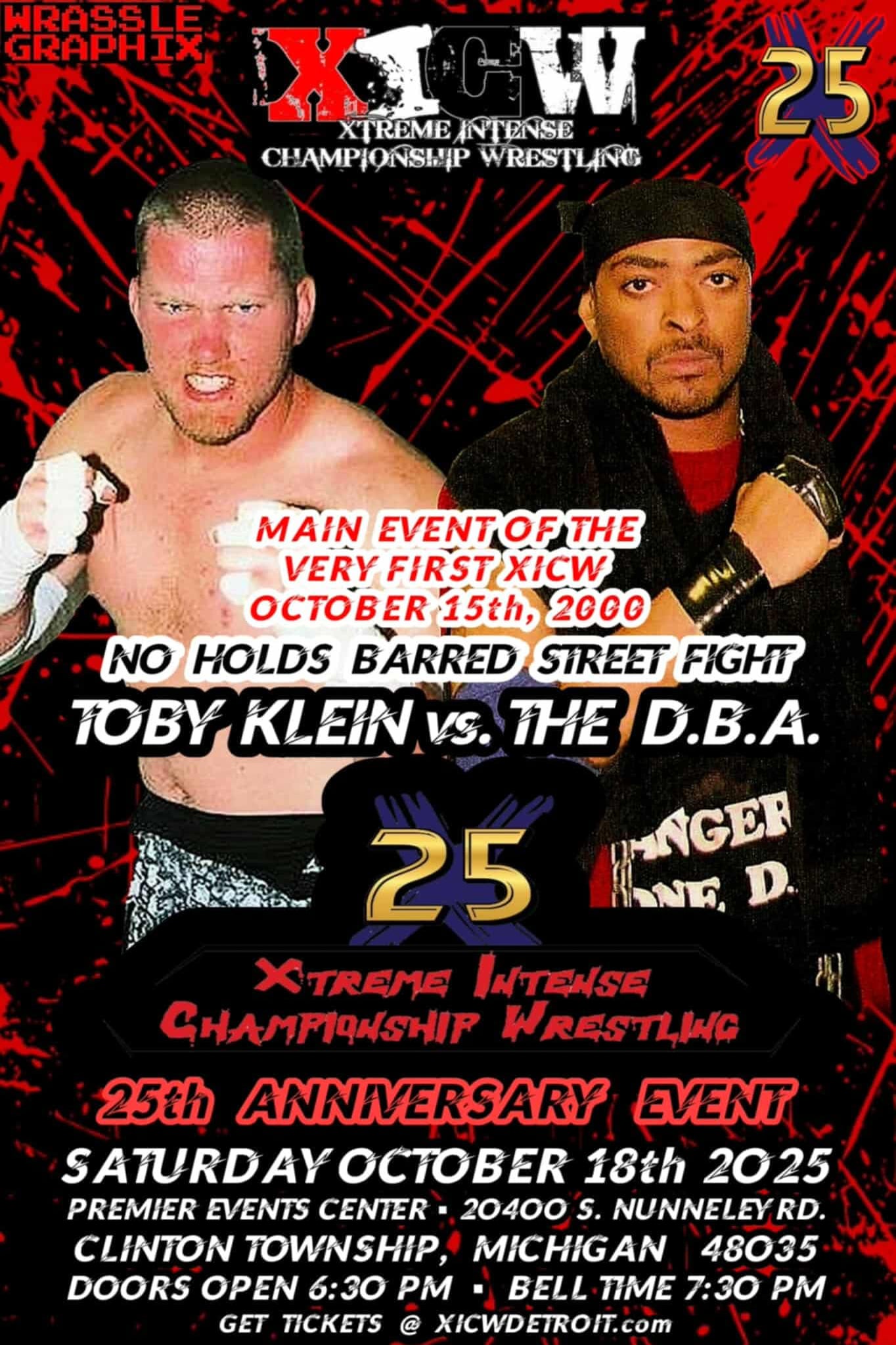 No Hold Barred Street Fight/Rematch from XICW 1: "Mr. Insanity" Toby Klein vs. DBA
